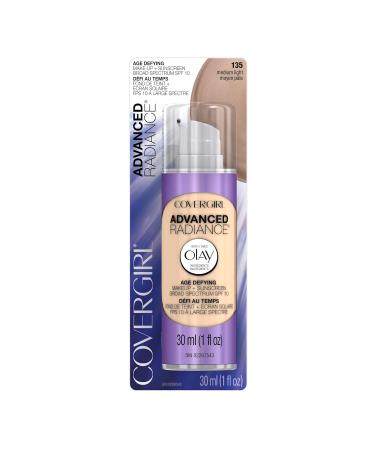 COVERGIRL Advanced Radiance Age Defying Foundation - Medium Light 1oz - Buy Online on GoSupps.com