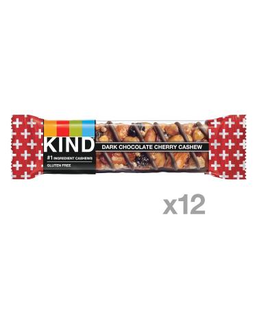 KIND Dark Chocolate Cherry Cashew + Antioxidants Bars - 48 Count Pack (1.4 oz each) | Gluten-Free and Delicious Snack Option - Buy Online on GoSupps.com