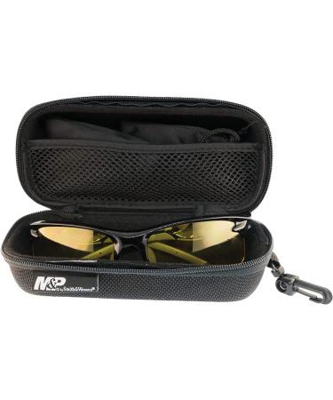Smith & Wesson M&P Harrier Half Frame Shooting Glasses | Impact Resistant Anti-Fog Lenses | Black | One Size - Buy Online on GoSupps.com