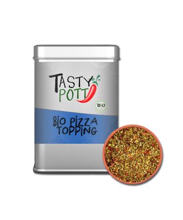 Jeske Sports Supplies Tasty Pott Spice Mixes 2 I spices I spice mix I Herbs I Spices I Tofu I Vegetables I Aromatic Organic Pizza Topping 70g