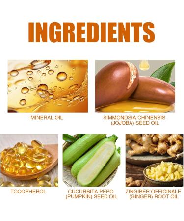 YUNFAX Pumpkin Seed Oil for Hair Growth 60 ml Cold Pressed Organic Pumpkin Seed Oil Natural Hair Oil for Dry Damaged H& Scalp Care Multifunctional Body Oil for Moisturizing Skin 2 Pieces - Buy Online on GoSupps.com