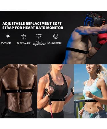 Fitcent Adjustable Soft Belt Heart Rate Monitor Chest Strap Compatible with MyZone Switch | Replacement Strap M-XXL - Buy Online on GoSupps.com