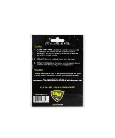 15 Pairs Breathable Eye Strips | Peel & Stick Athletic Eyeblack for Game Day | No Mess Stays On | Green Camo for Baseball Football Softball Lacrosse - Buy Online on GoSupps.com