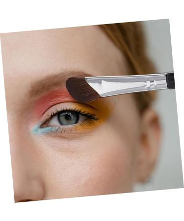 Mikinona 4 Pcs Cosmetic Brush Eye Makeup Eyeshadow Brush Eyeliner Brush Angled Makeup Brush Brow Nylon - Buy Online on GoSupps.com