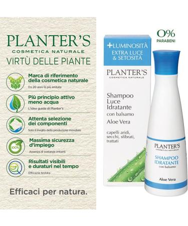 Planter's Aloe Vera Moisturizing Light Cream Shampoo 200 ml - Buy Online on GoSupps.com