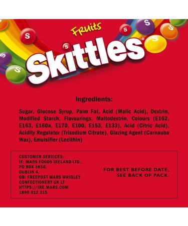 3 x Skittles Fruits Giants Chewy Candies 132g Delicious Tasty And Twisty Treat Gift Hamper For Birthday Christmas Sold By Kidzbuzz - Buy Online on GoSupps.com