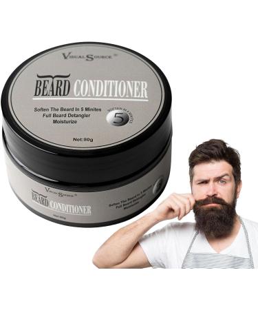 Huaxingda Beard Care - 80g Moisturizing Cream for Men | Smooth & Shiny Beard Detangler & Restorative Care - Buy Online on GoSupps.com