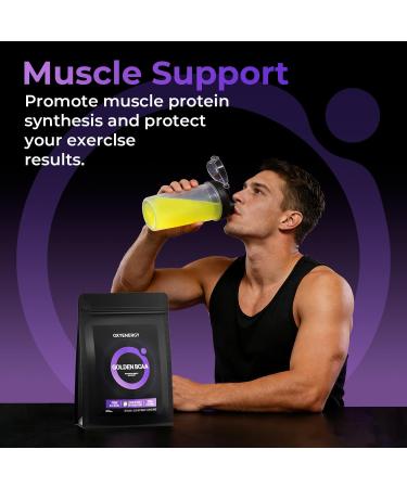 OxyEnergy BCAA Powder 7g BCAA (2:1:1) with L-Glutamine Taurine Vitamin B6 Amino Acid Energy for Muscle Recovery Lean Growth & Endurance Immune Support 0 Sugar Vegan Lemon 7 Servings 3.33 Ounce (Pack of 1) - Buy Online on GoSupps.com