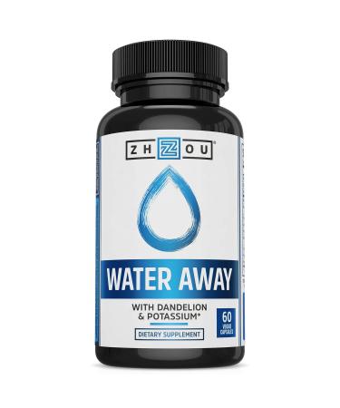 Zhou Nutrition Water Away with Dandelion & Potassium 60 Capsules