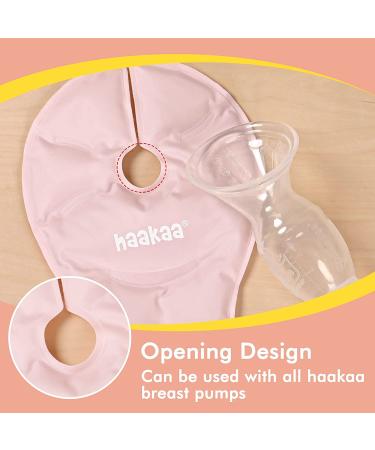 Haakaa Hot & Cold Reusable Breast Therapy Pads-2pk (Blush) for Breastfeeding - Improve Milk Flow, Relieve Engorgement, Mastitis & Plugged Ducts - Buy Online on GoSupps.com