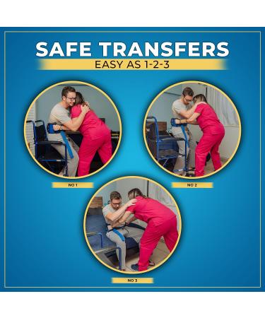 Dr. Moe's Solutions Deluxe Bariatric Gait Belt with Handles - Quick Release Buckle - Occupational Therapy Aid - Heavy Duty Design - Buy Online on GoSupps.com