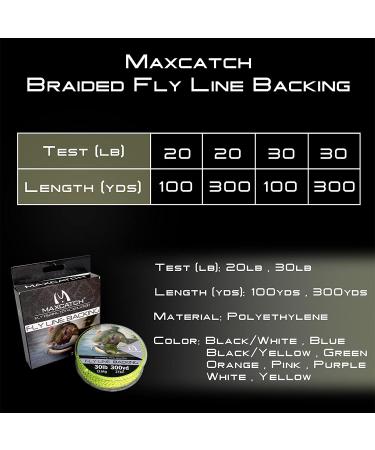 Maxcatch Braided Fly Line Backing 20lb 100yards | Orange Color - Buy Online on GoSupps.com