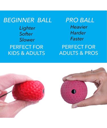 Acici Boxing Reflex Ball Set- 3 Difficulty Levels, Headband Included- Boxing Equipment for Kids & Adults - Buy Online on GoSupps.com