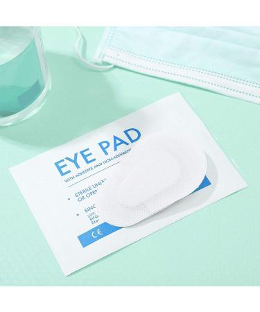 Lurrose 20pcs Nonwoven Sterile Eye Pads - Self-adhesive Eye Dressing Pads for Eye Care - Individually Wrapped - Buy Online on GoSupps.com