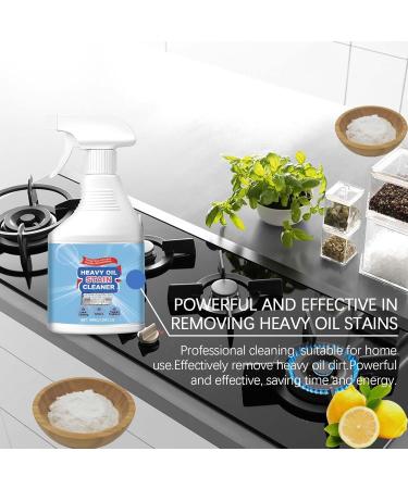 Junerain Splash Foam Spray Removes Kitchen Grease Foam Heavy Oil Stain Cleaner Household Range Hood Cleaning Agent Power Kitchen Cleaner for Cookware Kitchen Oven(1pcs) - Buy Online on GoSupps.com