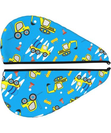 Super Absorbent Cute Car Cartoon Microfiber Hair Towel Wrap - Quick Dry Coral Velvet for Long Curly & Thick Hair - Buy Online on GoSupps.com