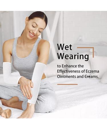 Evridwear Eczema Arm/Leg Sleeves 5 Pairs - Pure Cotton, Prevent Scratching/Rubbing, Skin Diseases, Diabetes - Children/Adults, Size M - Buy Online on GoSupps.com