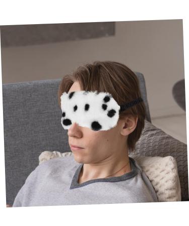 Plush Eye Shades 4pcs Set - Sleeping Mask Blindfolds with Faux Silk Back - Buy Online on GoSupps.com