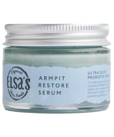 Elsa's Organic Skin Foods - Natural Armpit Restore Serum - Hydrating Serum - 2% BHA Salicylic Acid - For Reducing Irritation - Hydration & Moisture Boosting - Antipigmentation