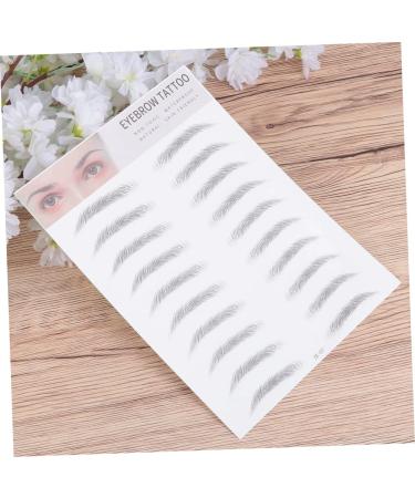FOMIYES 4 Pcs 3d Eyebrow Stickers Eye Brow Shaping Kit 3d Brow Stickers Artificial 6d Makeup Tools 1 count (Pack of 1) Blackx2pcs - Buy Online on GoSupps.com