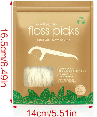75 Pack Toothpicks for Teeth & Gums - Clean Breath Essentials for Adults | Men & Women - Buy Online on GoSupps.com