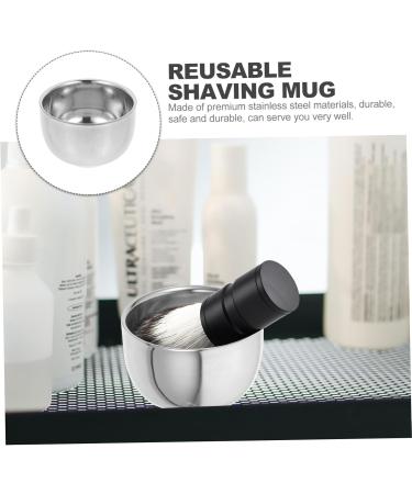 Sewoart Bartbrush Bowl Razor | Stainless Steel Shaving Soap Cup for Smooth Shaving | International Shipping Available - Buy Online on GoSupps.com