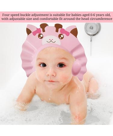2 PCs Adjustable Shower Hood for Kids | Silicone Hair Washing Protection Cap for Babies - Ear & Eye Guard - Buy Online on GoSupps.com