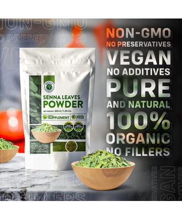 CYPRI 100% Pure Senna Leaves Powder | Organic Herbal Supplement | 100g (3.53 oz) Henna Cosmetics - Buy Online on GoSupps.com