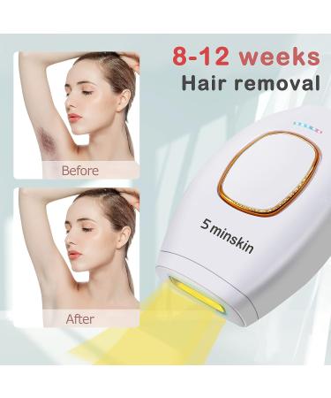5minskin At-Home Laser Hair Removal Handset - Permanent Hair Reduction for Body & Face - Buy Online on GoSupps.com