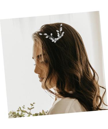 Ipetboom Small Side Comb Side Combs Wedding Hair Accessories Diamox Diamantes Tiara Bridal Hair Comb Bride Hair Comb Leaf Headgear Little Plum Blossom Grab The Drill Zinc Alloy - Buy Online on GoSupps.com