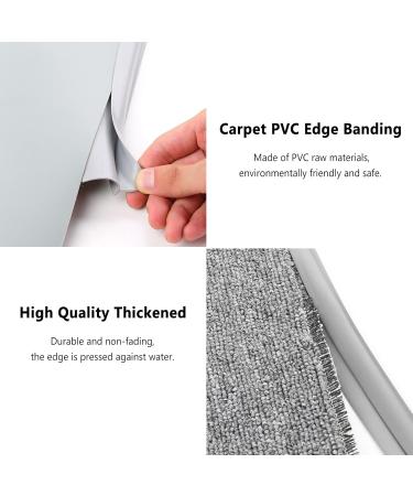 Red PVC Edge Trim - Self-Adhesive Carpet Edging Protector for Floor Mats & Rugs | 1m/3.3ft Length - Buy Online on GoSupps.com