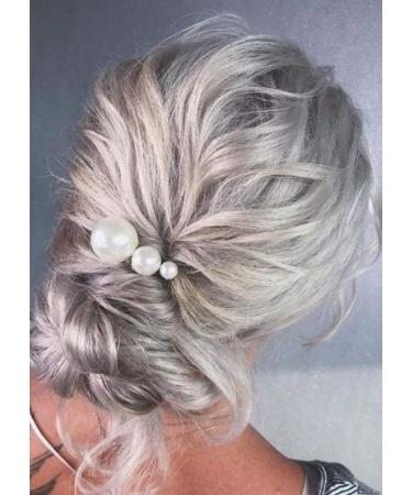 Kercisbeauty 10PCS Pearl Hair Pins - Wedding Bridal Jewelry - Boho Vintage Hair Accessories - Buy Online on GoSupps.com