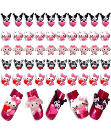 50Pcs Kawaii Cartoon 3D Metal Nail Charms for Nail Art Decor - DIY Crafts & Jewelry Making - Buy Online on GoSupps.com