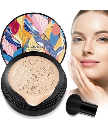 Apartmentm 2024 New Mushroom Head Air Cushion CC Cream Apartment CC Cream BB Cream Face Make Up Long-Lasting Matte Waterproof Moisturizing Concealer Cream Foundation (lvory White) - Buy Online on GoSupps.com