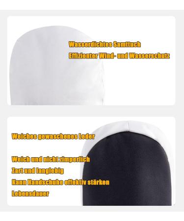 Fayhijun Women's Winter Ski Gloves Waterproof Windproof and Thermal for Running & Cycling Warm Black Feustlings - Buy Online on GoSupps.com