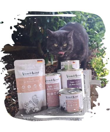 Venandi Animal Premium Duck Wet Cat Food - Grain-Free Monoprotein 12 Pack (12 x 125g) - Healthy Nutrition for Cats - Buy Online on GoSupps.com
