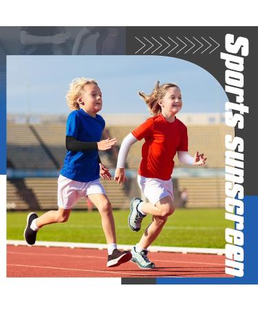 Xuhal Kids Arm Compression Sleeves - 10 Pairs | UV Sun Protection & Cooling | Dark Color - Buy Online on GoSupps.com