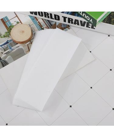 100 One-Way Wax Strips for Hair Removal - Fleece Paper for Body Legs & Face | All Skin Types - Easy & Effective (1 Pack) - Buy Online on GoSupps.com