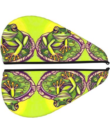 Frog in a Pond Dry Hair Cap for Girls | Soft Super Absorbent Elastic Wrap for Quick Drying Long Thick Hair - Buy Online on GoSupps.com