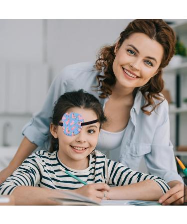 12 Pcs Adjustable Kids Eye Patches - Reusable Soft Eye Patches for Boys & Girls - Cute Patterns with Elastic Strap for Left/Right Eye - Buy Online on GoSupps.com
