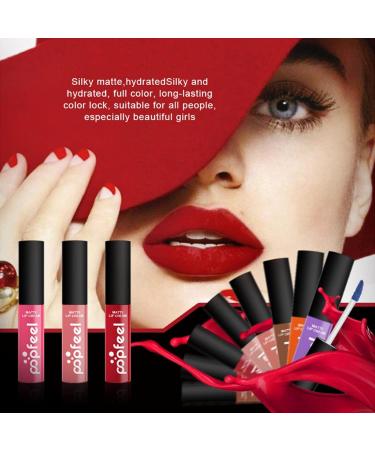 16-Piece Matte Lip Gloss Set | Non-Sticky High Shine & Long-Lasting | Perfect Holiday & Birthday Gifts - Buy Online on GoSupps.com