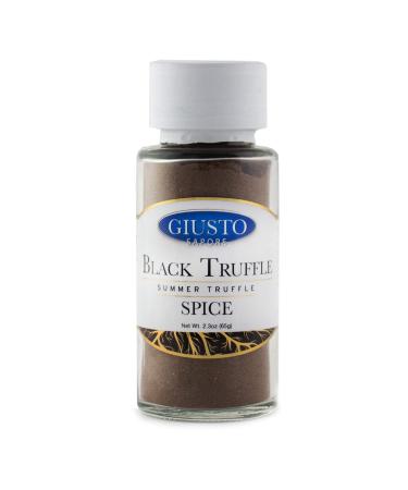 Giusto Sapore Italian Black Truffle Seasoning, Premium Gourmet Brand, Imported from Italy, 2.3 oz