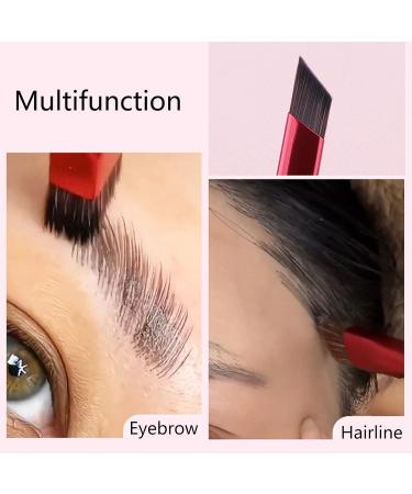 Olakin Multifunctional Eye Brush Set - 2 Angled Eyebrow Brushes for Powder Cream Gel & Wax | Perfect Conceal & Contour Tools - Buy Online on GoSupps.com