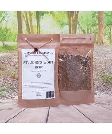 St. John's Wort Herb Tea | Hypericum Perforatum L | Millepertuis Perfor Herbe Tisane | Health Embassy (100g) - Buy Online on GoSupps.com