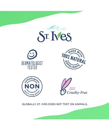 St. Ives Green Tea & Bamboo Face Scrub, 6 oz (Pack of 6) - Clears Blackheads, Unclogs Pores, Oil-Free Salicylic Acid Acne Medication - 100% Natural Exfoliants - Buy Online on GoSupps.com