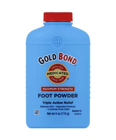 Gold Bond Medicated Foot Powd 4 Ounce