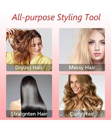 3-in-1 Hot Air Styler and 360 Rotating Hair Dryer for Dry Hair Curl Hair Straighten Hair Multitudet Hair Dryer Blow Dryer Brush for Styling and Frizz Control Negative Ionic Brush - Buy Online on GoSupps.com