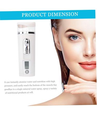 Beatifufu Hydrating Instrument Portable Humidifer Face Steamer Portable Face Humidifier Face Sprayer White Abs - Buy Online on GoSupps.com