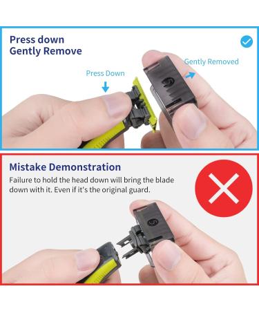 YINKE Guide Comb Guards + Storage Cases for Philips OneBlade Pro - 1, 2, 3, 5mm Stubble Combs with Skin and Body Comb - Compatible with Qp2520, Qp2530, Qp2620, Qp2630, Qp6510, Qp6520 Trimmers - Buy Online on GoSupps.com