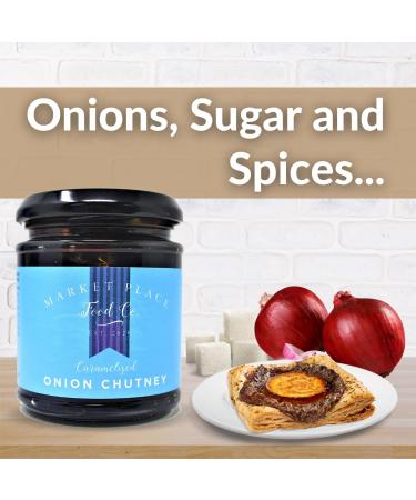 Savoury Chutney & Biscuits Gift Set - Cheeseboard Chutney, Caramelised Onion, Cracker Rounds - Perfect for Cheese Lovers and Afternoon Tea - Buy Online on GoSupps.com